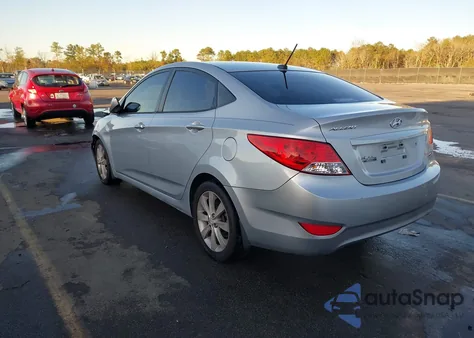 2014 Hyundai Accent Gls из США, поврежденный, VIN KMHCU4AE2EU767914